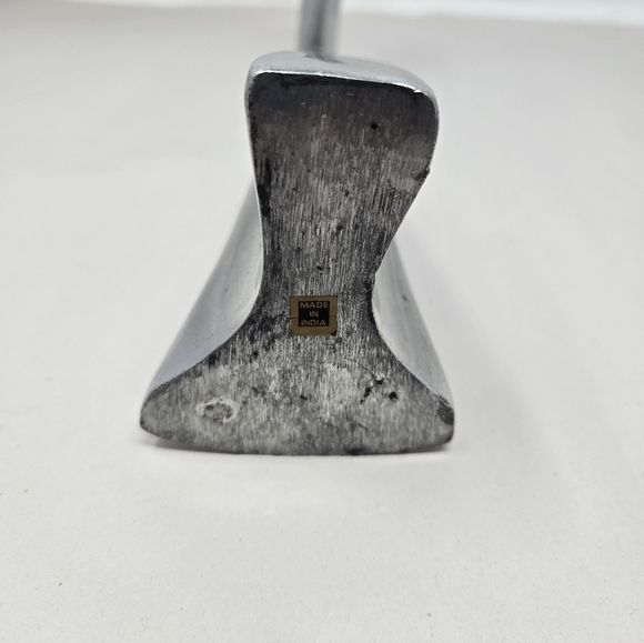 Vintage Matthew Hilton Cast Silver Tone Aluminum Postmodern Candlestick Holder - Picture 7 of 11